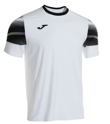 Joma Lauf-Shirt Elite XI (schnelltrocknend, atmungsaktiv) weiss/schwarz Herren