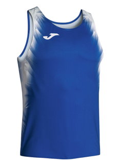 Joma Tank Top Biegowy Elite XI (bez rękawów) niebiesko-biały męski