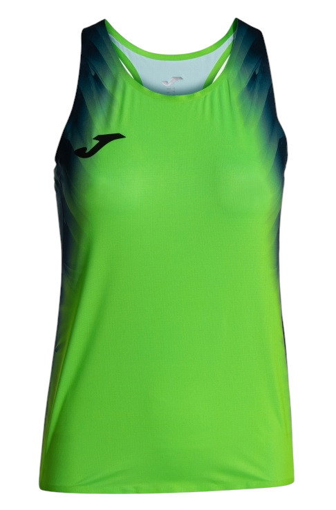 Joma Lauf-Tank Top Elite XI (ärmellos) fluogrün/marineblau Damen