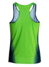 Joma Lauf-Tank Top Elite XI (ärmellos) fluogrün/marineblau Damen