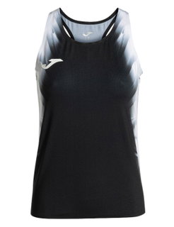 Joma Running Tank Top Elite XI (sleeveless) black/white Ladies