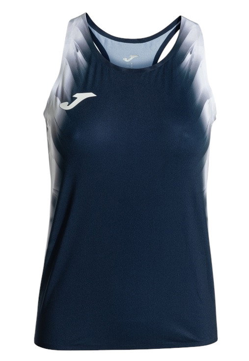 Joma Lauf-Tank Top Elite XI (ärmellos) marineblau/weiss Damen