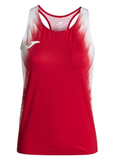 Joma Lauf-Tank Top Elite XI (ärmellos) rot/weiss Damen
