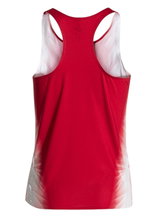 Joma Lauf-Tank Top Elite XI (ärmellos) rot/weiss Damen