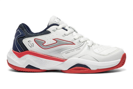 Joma Padelschuhe Master 1000 weiss/rot Kinder