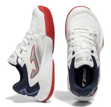 Joma buty do padla Master 1000 białe/czerwone dziecięce