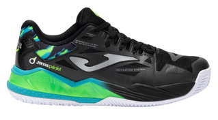 Joma Padelschuhe Spin 2501 (Stabilität/Dämpfung) schwarz/grün Herren
