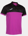 Joma Tennis-Polo Montreal schwarz/violett Herren