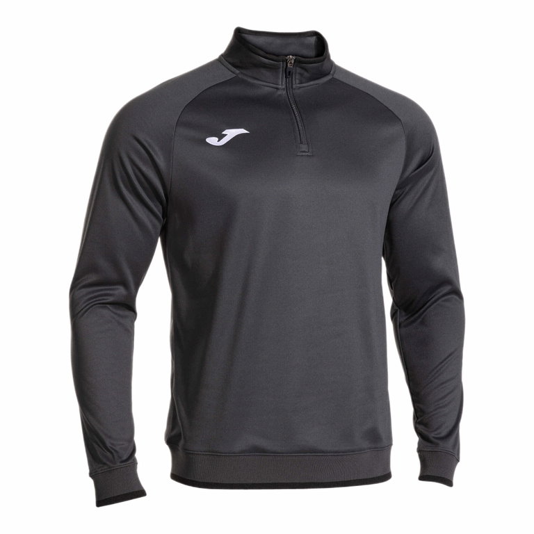 Joma Pullover Combi Premium Sweatshirt (Half-Zip, Stand-up Collar) black Men's