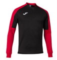 Joma Pullover Eco Championship Sweatshirt (Half-Zip, hoher Tragekomfort) schwarz/rot Herren