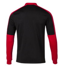 Joma Pullover Eco Championship Sweatshirt (Half-Zip, hoher Tragekomfort) schwarz/rot Herren