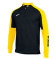 Joma Pullover Eco Championship Sweatshirt (Half-Zip, hoher Tragekomfort) schwarz/gelb Herren