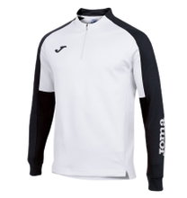 Joma Pullover Eco Championship Sweatshirt (Half-Zip, hoher Tragekomfort) weiss/schwarz Herren