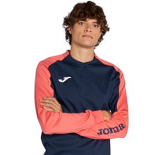 Joma Pullover Eco Championship Sweatshirt (Half-Zip, hoher Tragekomfort) marineblau/orange Herren