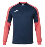 Joma Pullover Eco Championship Sweatshirt (Half-Zip, hoher Tragekomfort) marineblau/orange Herren