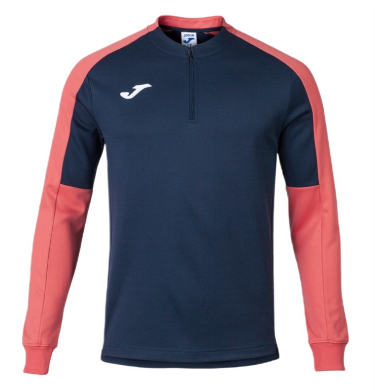 Joma Pullover Eco Championship Sweatshirt (Half-Zip, hoher Tragekomfort) marineblau/orange Herren