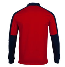 Joma Pullover Eco Championship Sweatshirt (Half-Zip, hoher Tragekomfort) rot/marineblau Herren