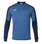 Joma Pullover Eco Championship Sweatshirt (Half-Zip, hoher Tragekomfort) blau/marineblau Herren