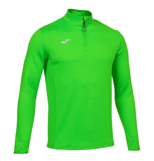 Joma Pullover Running Night Sweatshirt (Half-Zip) fluogrün Herren