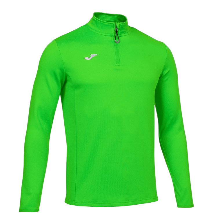 Joma Pullover Running Night Sweatshirt (Half-Zip) fluoro green Men's