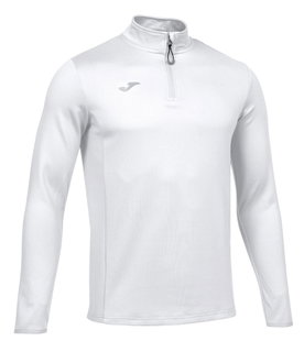 Joma Pullover Running Night Sweatshirt (Half-Zip) weiss Herren