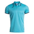 Joma Sport-Polo Combi Premium (komfortable Passform, atmungsaktiv) türkisblau Herren