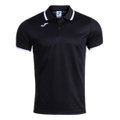 Joma Sport-Polo Combi Premium (komfortable Passform, atmungsaktiv) schwarz/weiss Herren