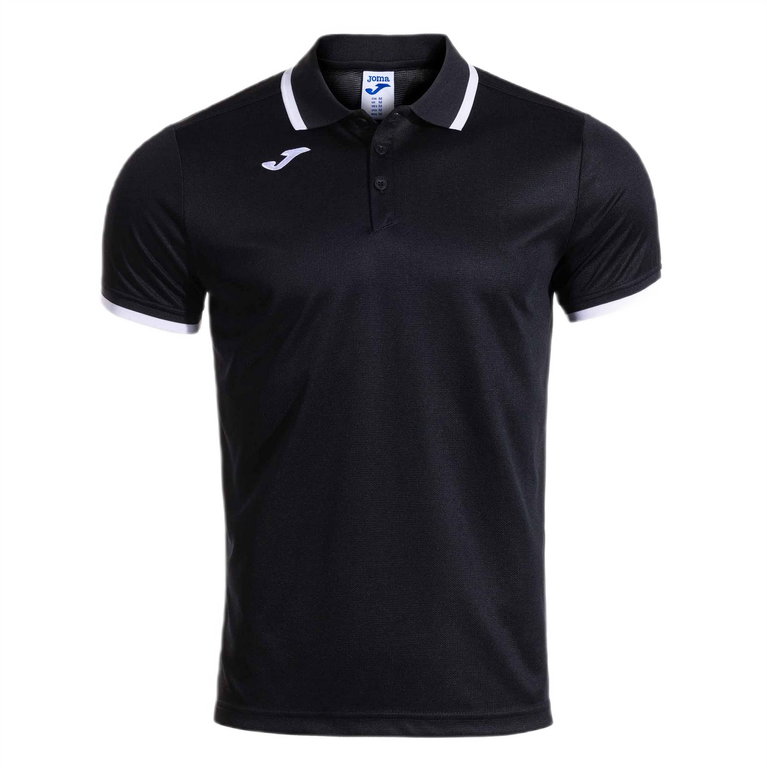 Joma Sport-Polo Combi Premium (komfortable Passform, atmungsaktiv) schwarz/weiss Herren