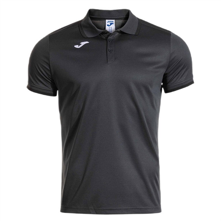 Joma Sport-Polo Combi Premium (komfortowy krój, oddychający) antracytowy męski