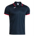 Joma Sport-Polo Combi Premium (komfortable Passform, atmungsaktiv) navy/rot Herren