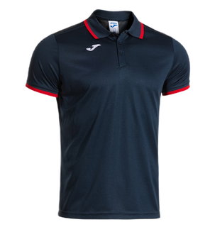 Joma Sport-Polo Combi Premium (komfortable Passform, atmungsaktiv) navy/rot Herren