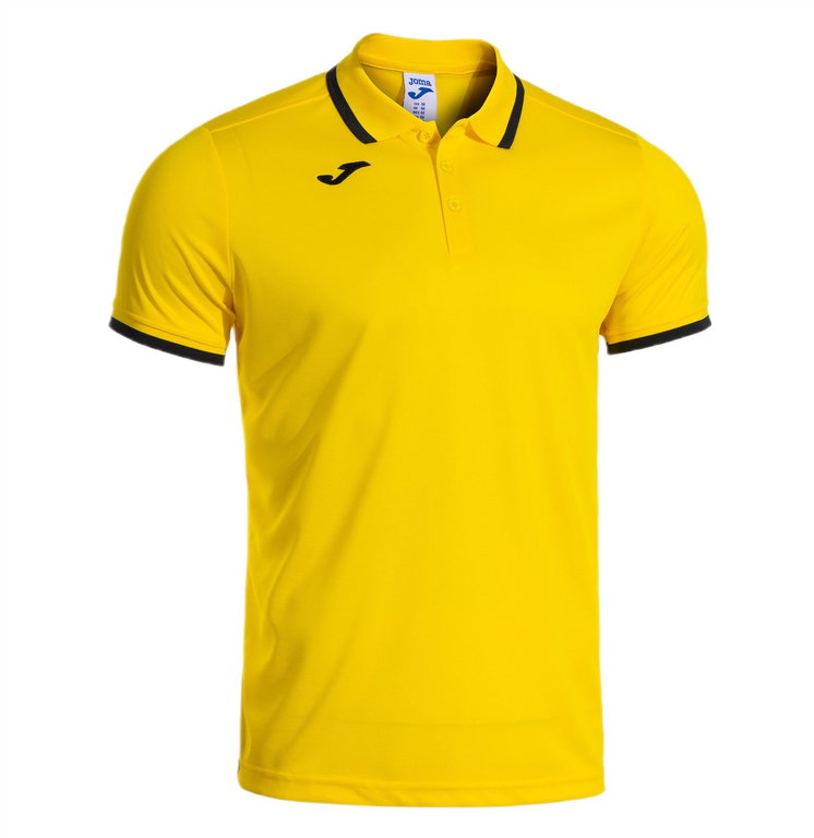 Joma Sport-Polo Combi Premium (komfortable Passform, atmungsaktiv) gelb/schwarz Herren