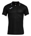 Joma Sport-Polo Fit One (leicht, atmungsaktiv) schwarz Herren