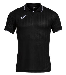 Joma Sport-Polo Fit One (leicht, atmungsaktiv) schwarz Herren