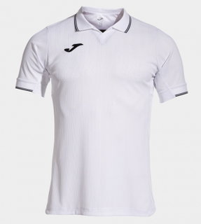 Joma Sport-Polo Fit One (leicht, atmungsaktiv) weiss Herren