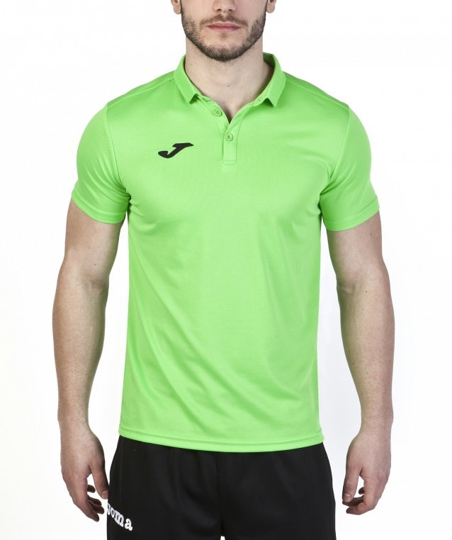 Joma Sport-Polo Hobby (angenehmes Tragegefühl) neongrün Herren