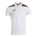 Joma Sport-Polo Toledo II (elastisch und leicht Material) weiss Herren