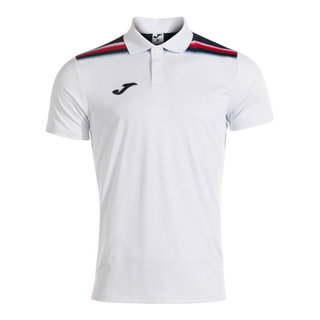 Joma Sport-Polo Toledo II (elastisch und leicht Material) weiss Herren