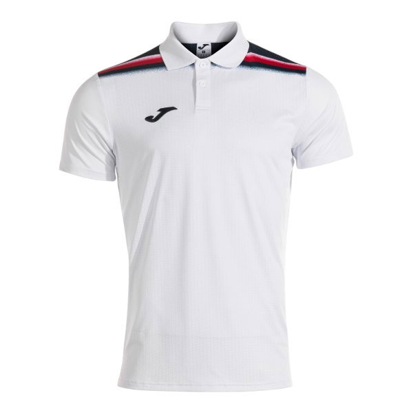 Joma Sport-Polo Toledo II (elastisch und leicht Material) weiss Herren