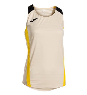 Joma Sport-Tank Top Montreal (100% Polyester) beige/gelb Damen