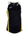 Joma Sport-Tank Top Montreal (100% Polyester) schwarz/gelb Damen