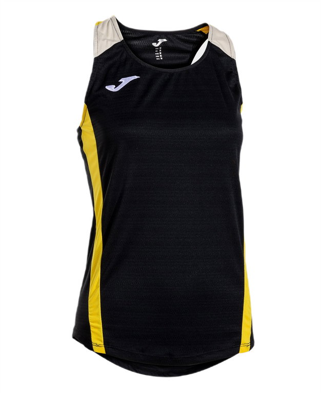 Joma Sport-Tank Top Montreal (100% Polyester) schwarz/gelb Damen