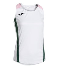 Joma Sport-Tank Top Montreal (100% Polyester) weiss/grün/rosa Damen