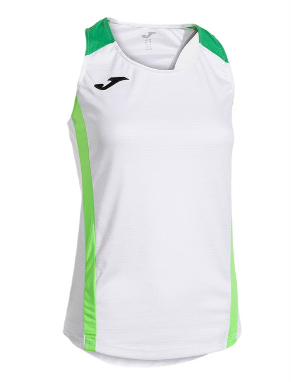 Joma Sport-Tank Top Montreal (100% Polyester) weiss/grün Damen