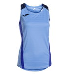 Joma Sport-Tank Top Montreal (100% Polyester) hellblau/navy Damen