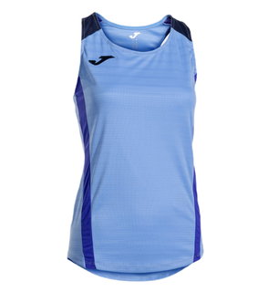 Joma Sport-Tank Top Montreal (100% Polyester) hellblau/navy Damen