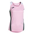 Joma Sport-Tank Top Montreal (100% Polyester) rosa/grün/weiss Damen