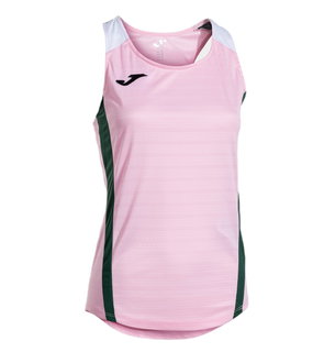 Joma Sport-Tank Top Montreal (100% Polyester) rosa/grün/weiss Damen