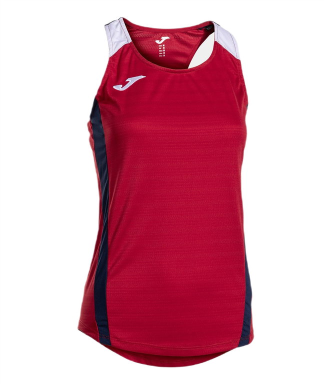 Joma Sport-Tank Top Montreal (100% Polyester) rot/navy Damen