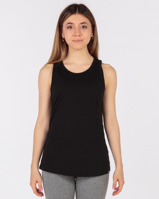 Joma Sport-Tank Top Oasis (100% Baumwolle) schwarz Damen